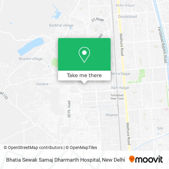 Bhatia Sewak Samaj Dharmarth Hospital map