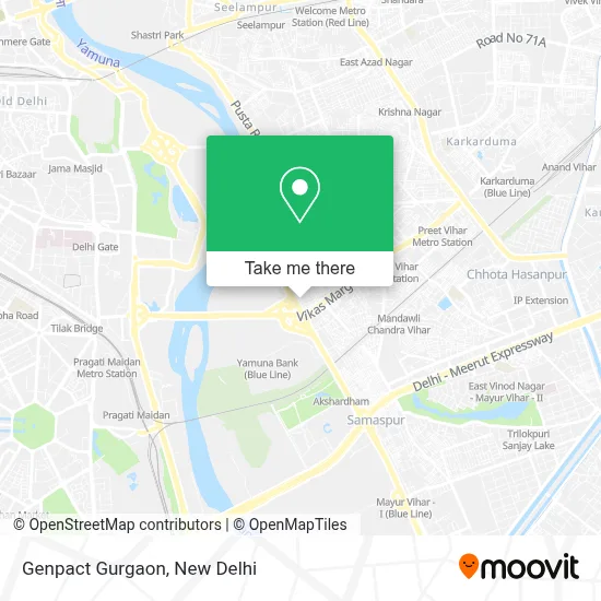 Genpact Gurgaon map