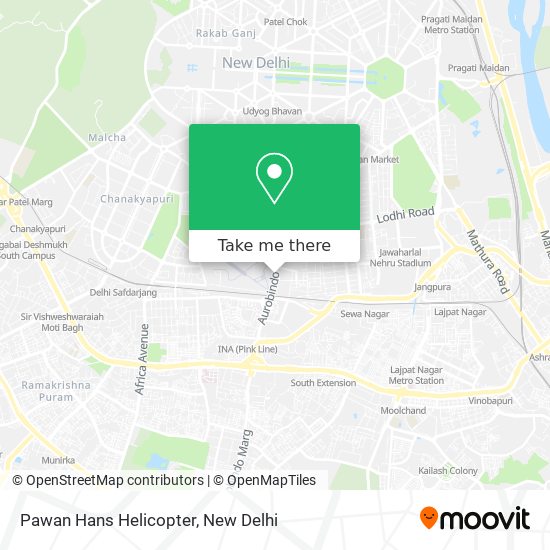 Pawan Hans Helicopter map