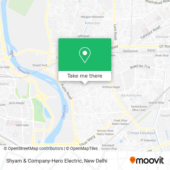 Shyam & Company-Hero Electric map