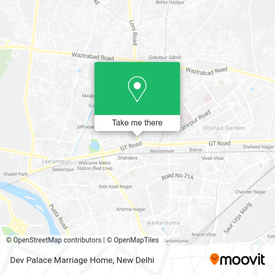 Dev Palace Marriage Home map