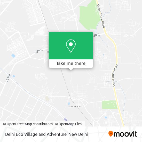 Delhi Eco Village and Adventure map