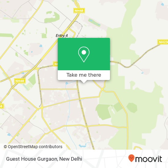 Guest House Gurgaon map