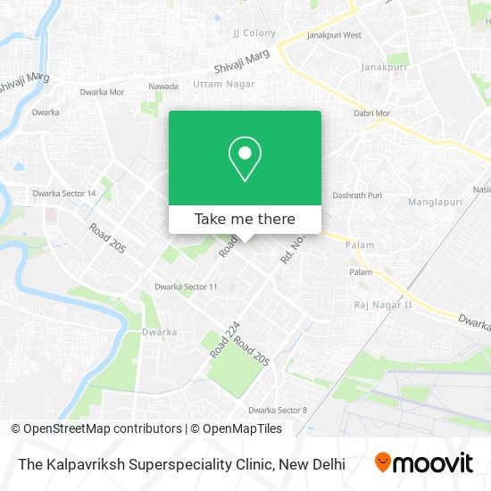 The Kalpavriksh Superspeciality Clinic map