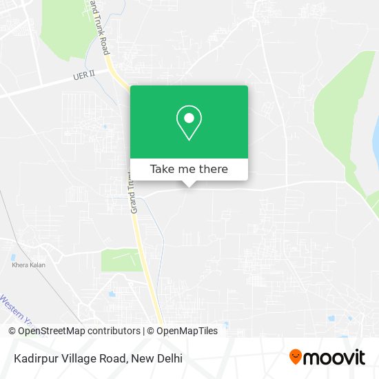 Kadirpur Village Road map