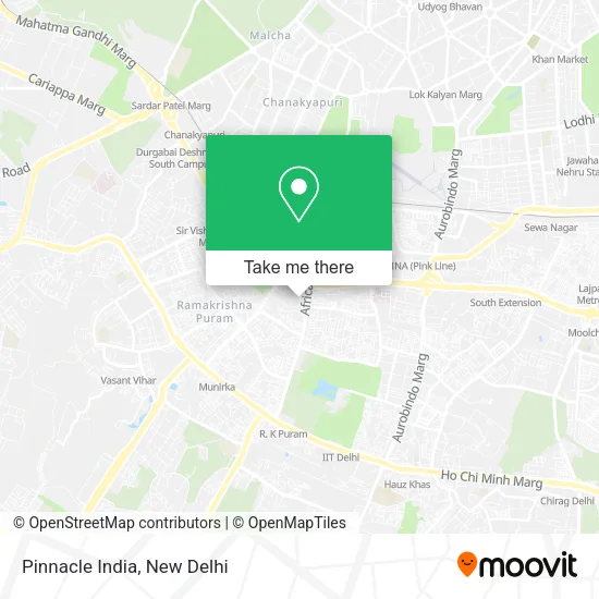 Pinnacle India map