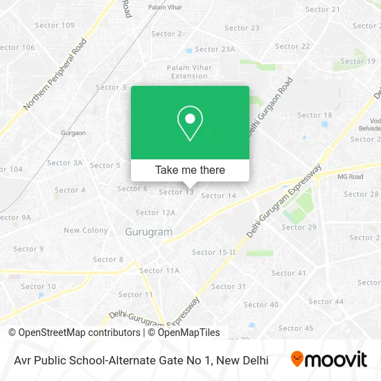 Avr Public School-Alternate Gate No 1 map