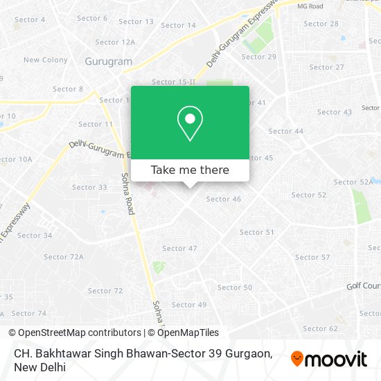 CH. Bakhtawar Singh Bhawan-Sector 39 Gurgaon map