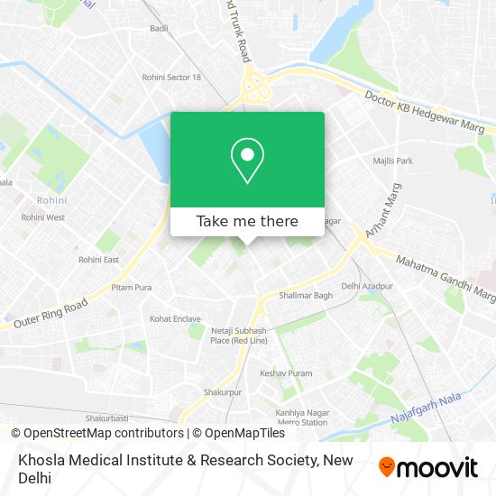 Khosla Medical Institute & Research Society map