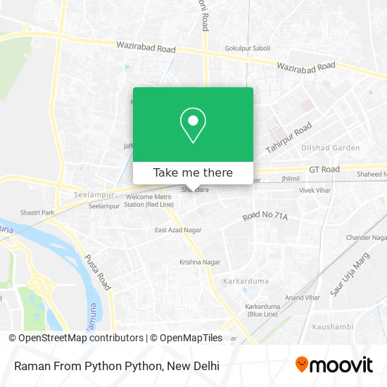 Raman From Python Python map