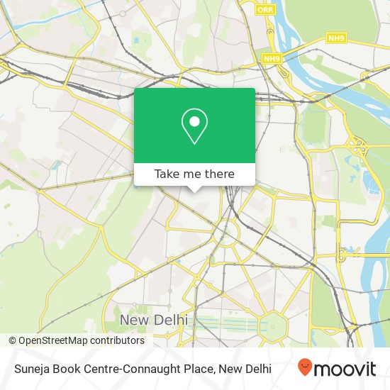 Suneja Book Centre-Connaught Place map