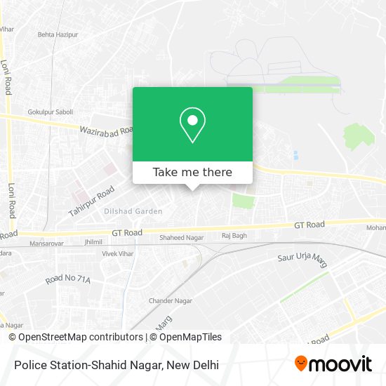 Police Station-Shahid Nagar map