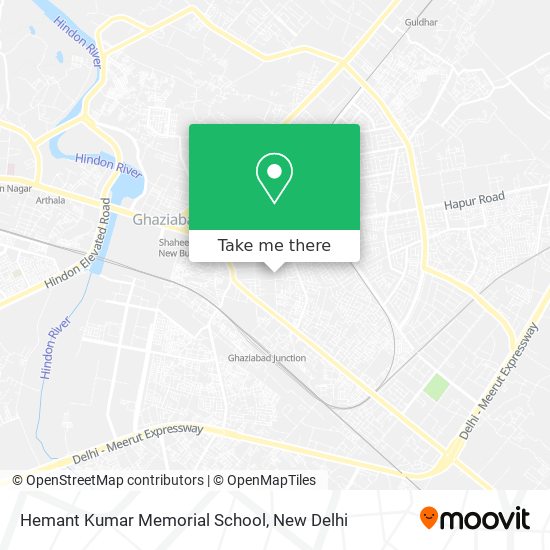 Hemant Kumar Memorial School map