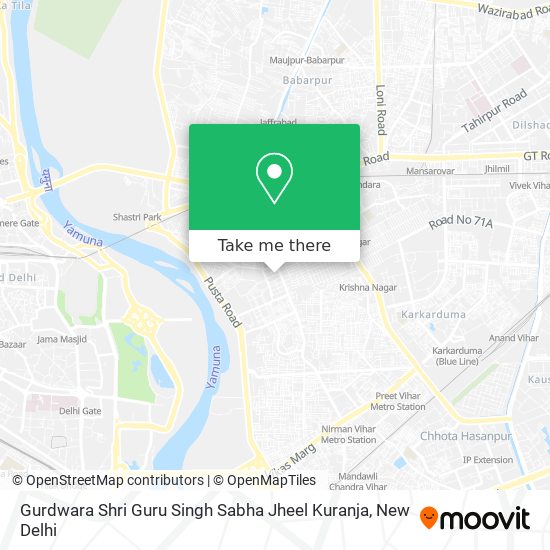 Gurdwara Shri Guru Singh Sabha Jheel Kuranja map