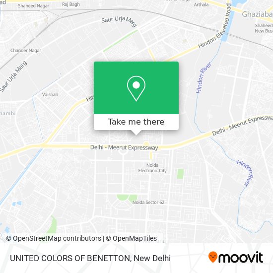 UNITED COLORS OF BENETTON map