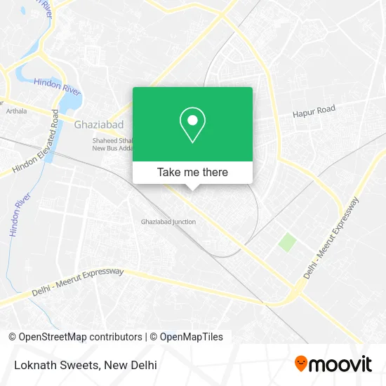 Loknath Sweets map