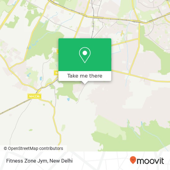 Fitness Zone Jym map
