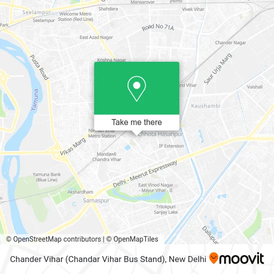 Chander Vihar (Chandar Vihar Bus Stand) map