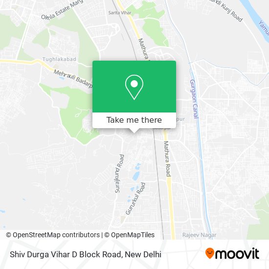 Shiv Durga Vihar D Block Road map