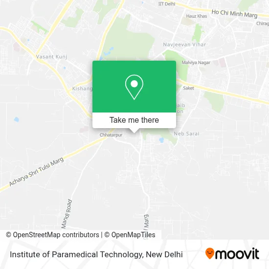 Institute of Paramedical Technology map
