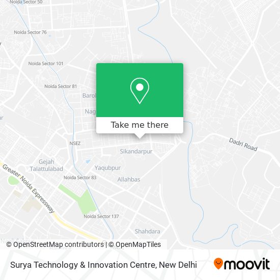 Surya Technology & Innovation Centre map
