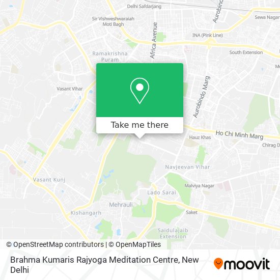 Brahma Kumaris Rajyoga Meditation Centre map