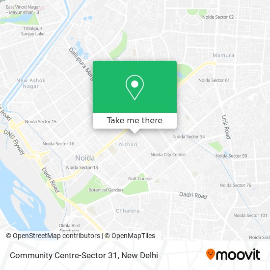 Community Centre-Sector 31 map