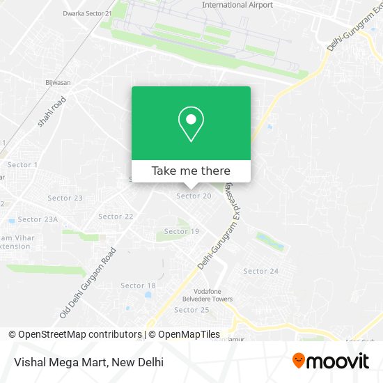 Vishal Mega Mart map