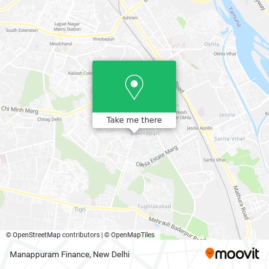 Manappuram Finance map