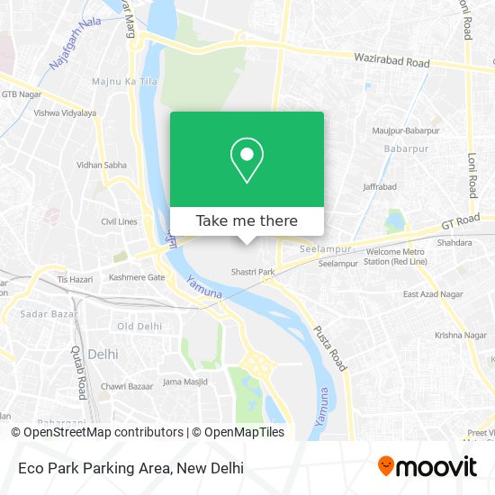 Eco Park Parking Area map