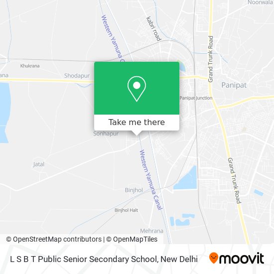 L S B T Public Senior Secondary School map