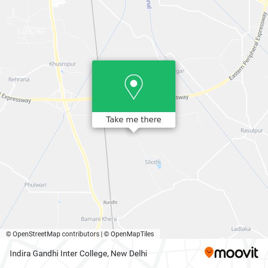 Indira Gandhi Inter College map