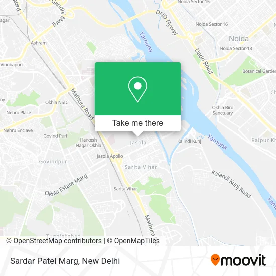 Sardar Patel Marg map