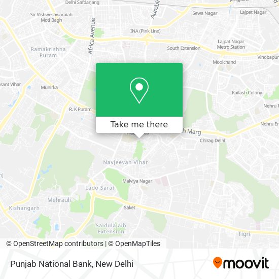 Punjab National Bank map