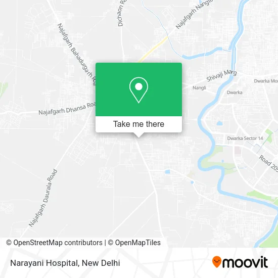 Narayani Hospital map