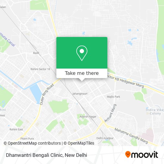 Dhanwantri Bengali Clinic map