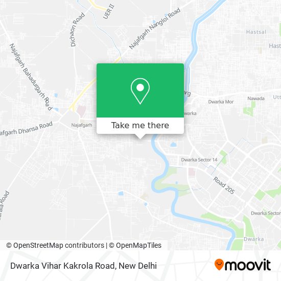 Dwarka Vihar Kakrola Road map