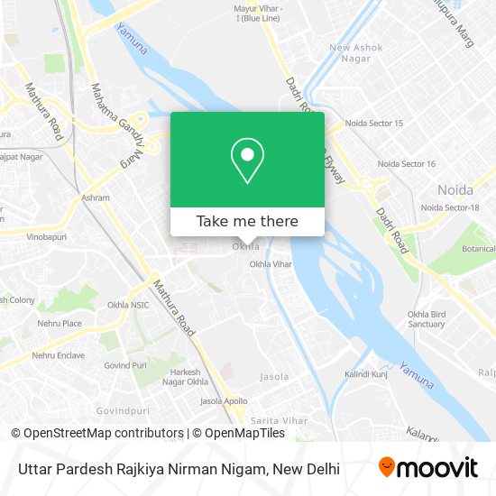 Uttar Pardesh Rajkiya Nirman Nigam map