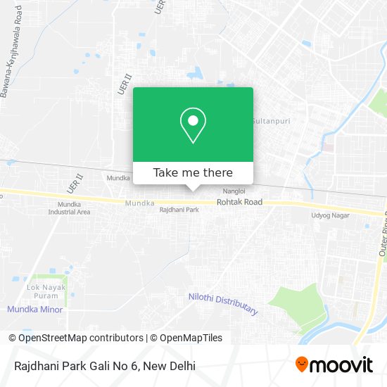 Rajdhani Park Gali No 6 map