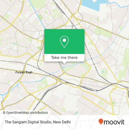 The Sangam Digital Studio map