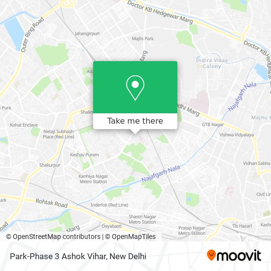 Park-Phase 3 Ashok Vihar map