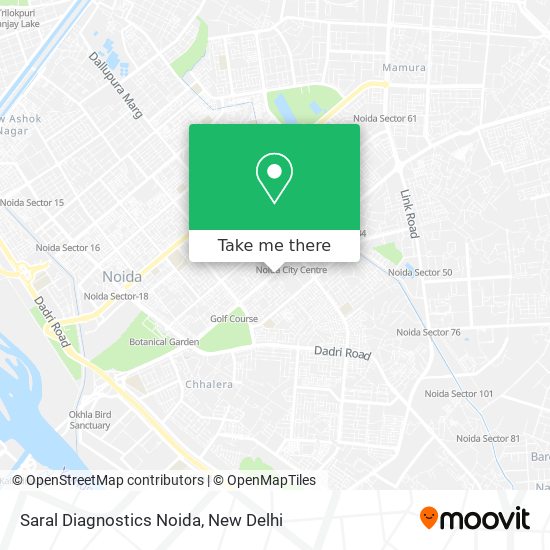 Saral Diagnostics Noida map