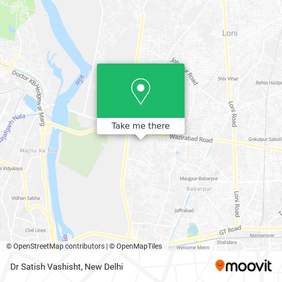 Dr Satish Vashisht map