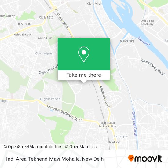 Indl Area-Tekhend-Mavi Mohalla map
