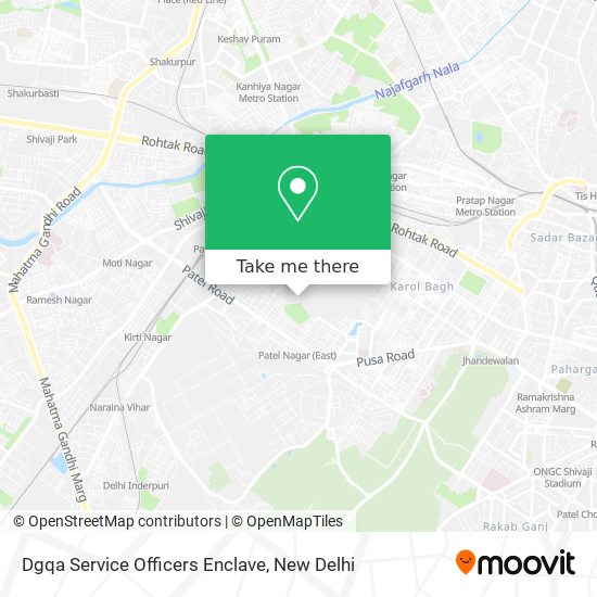 Dgqa Service Officers Enclave map