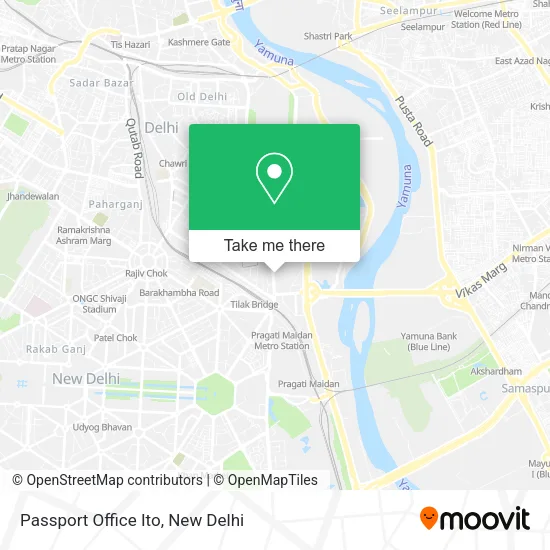 Passport Office Ito map
