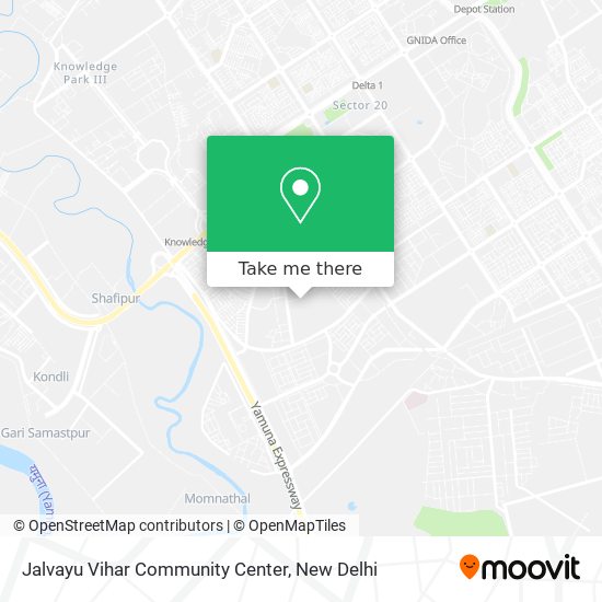 Jalvayu Vihar Community Center map