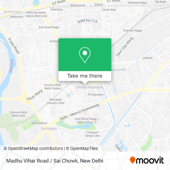 Madhu Vihar Road / Sai Chowk map