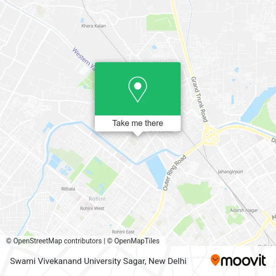 Swami Vivekanand University Sagar map