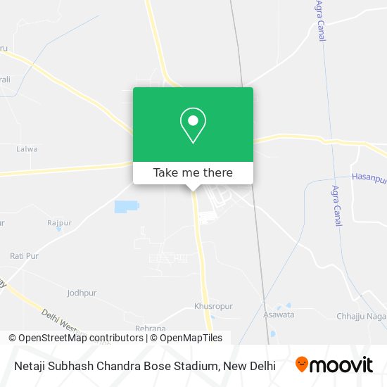 Netaji Subhash Chandra Bose Stadium map